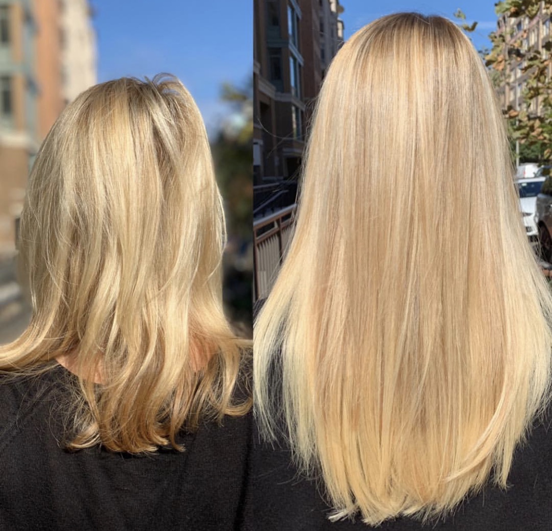 Now at KARMA Platinum Seamless Hair Extensions KARMA by Erwin Gomez